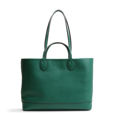 GUCCI Ophidia Leather Medium Tote Bag- Green