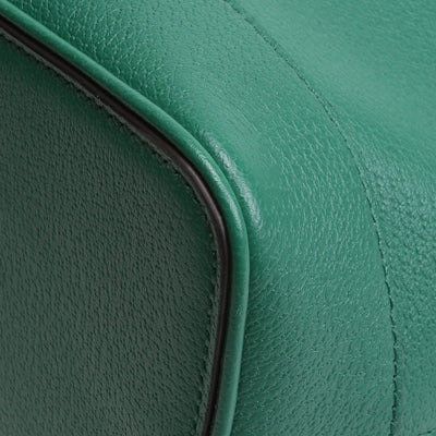 GUCCI Ophidia Leather Medium Tote Bag- Green