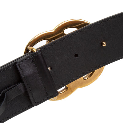 GUCCI Leather Marmont Belt - Black