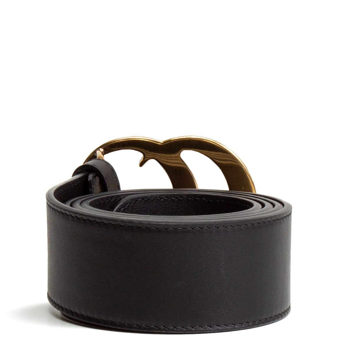 GUCCI Leather Marmont Belt - Black