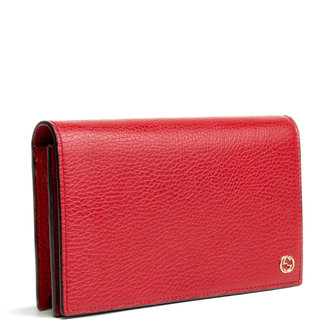 GUCCI Betty Wallet on Chain - Red