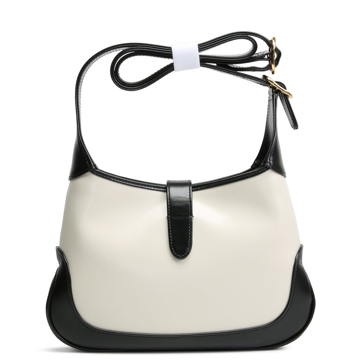 GUCCI 1961 Jackie Boarded Bi-Colored Hobo - Mystic White