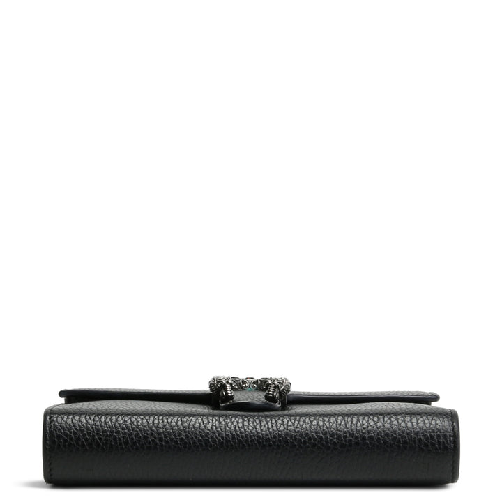 GUCCI Mini Dionysus Chain Wallet - Black