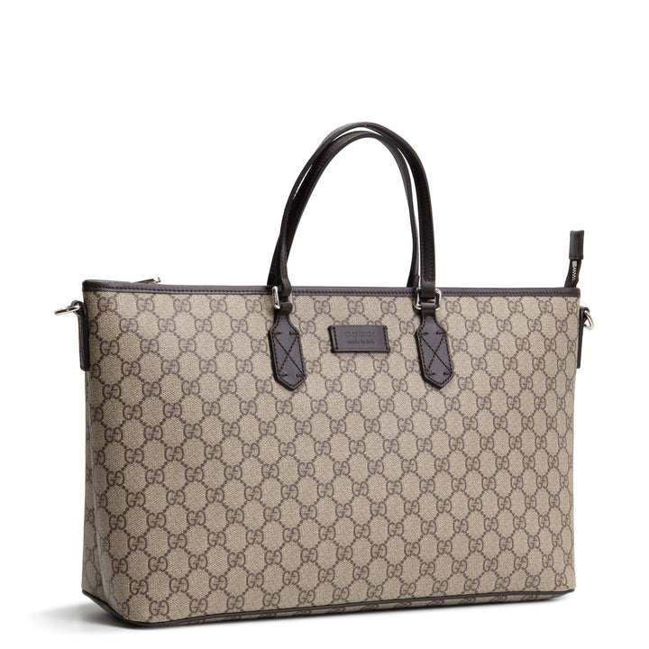 GUCCI GG Supreme Medium Zipper 2-Way Tote