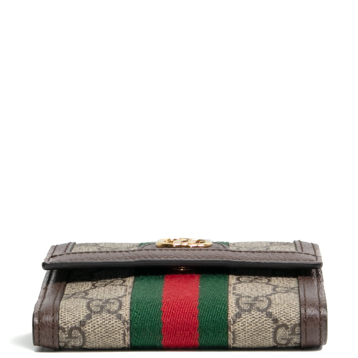 GUCCI Ophidia GG French Flap Compact Wallet