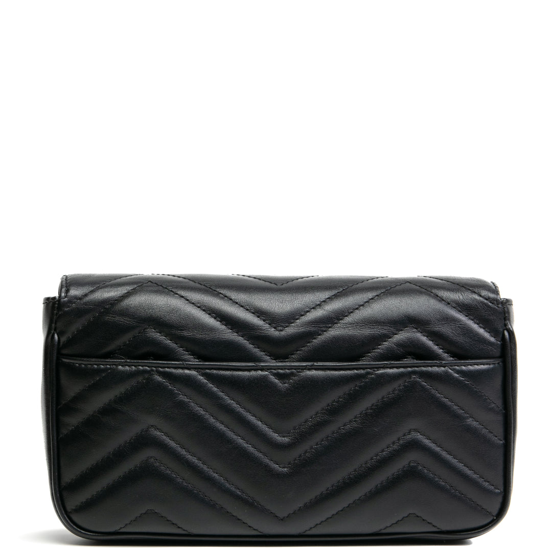 GUCCI GG Marmont Super Mini Bag - Black