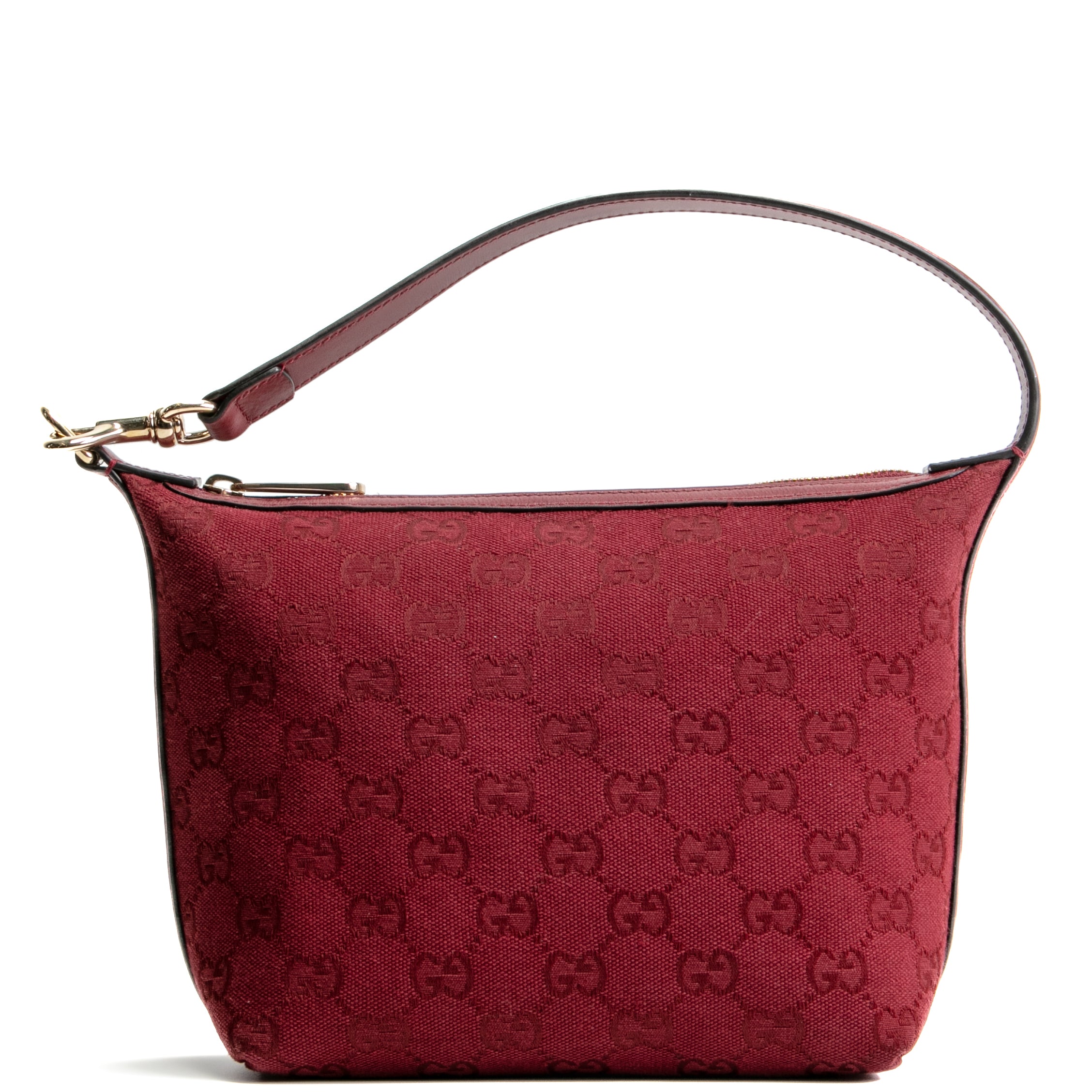 【GUCCI】GG MINI SHOULDER BAG GUCCI GG Canvas Super Mini Shoulder Bag- Burgundy – ALB