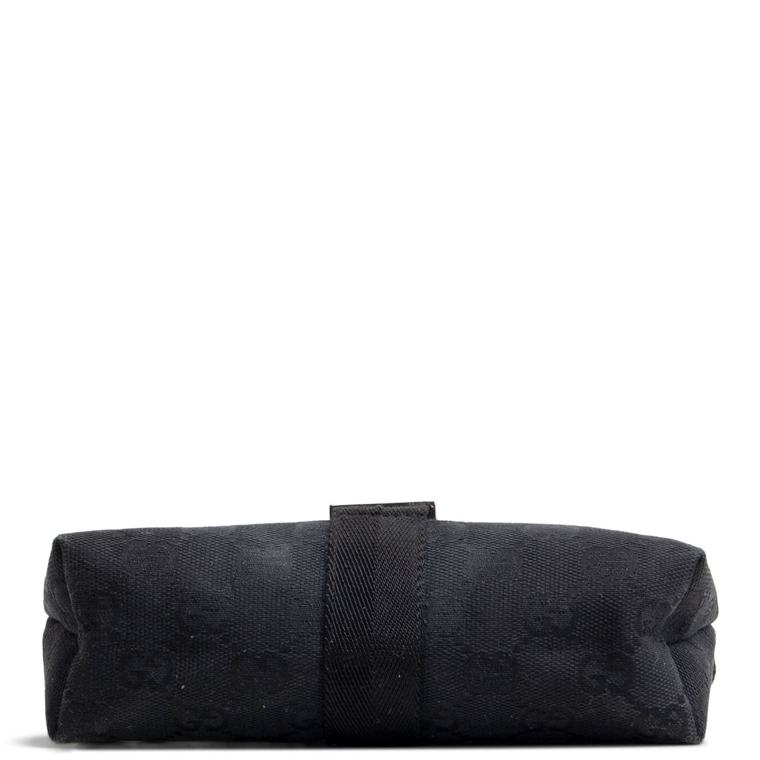 GUCCI GG Canvas Waist Bag - Black OUTLET FINAL SALE