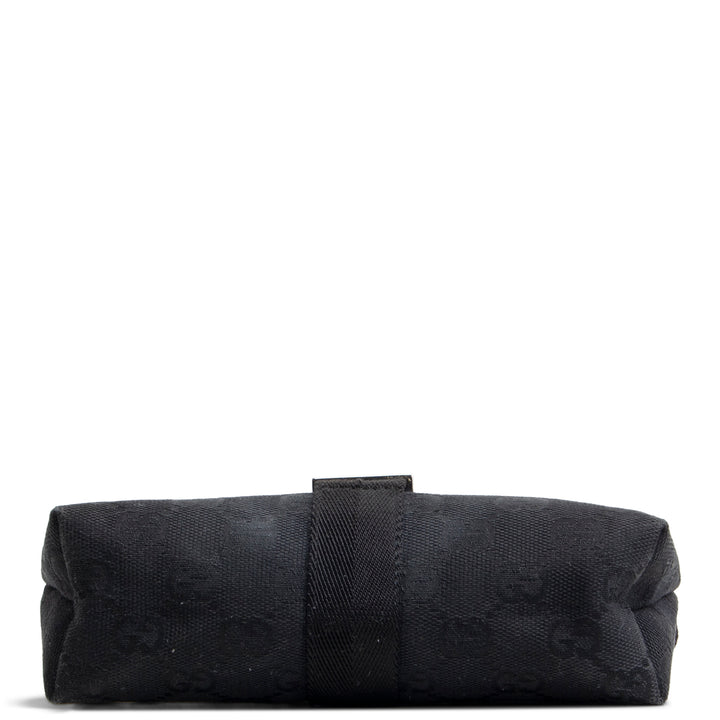 GUCCI GG Canvas Waist Bag - Black OUTLET FINAL SALE
