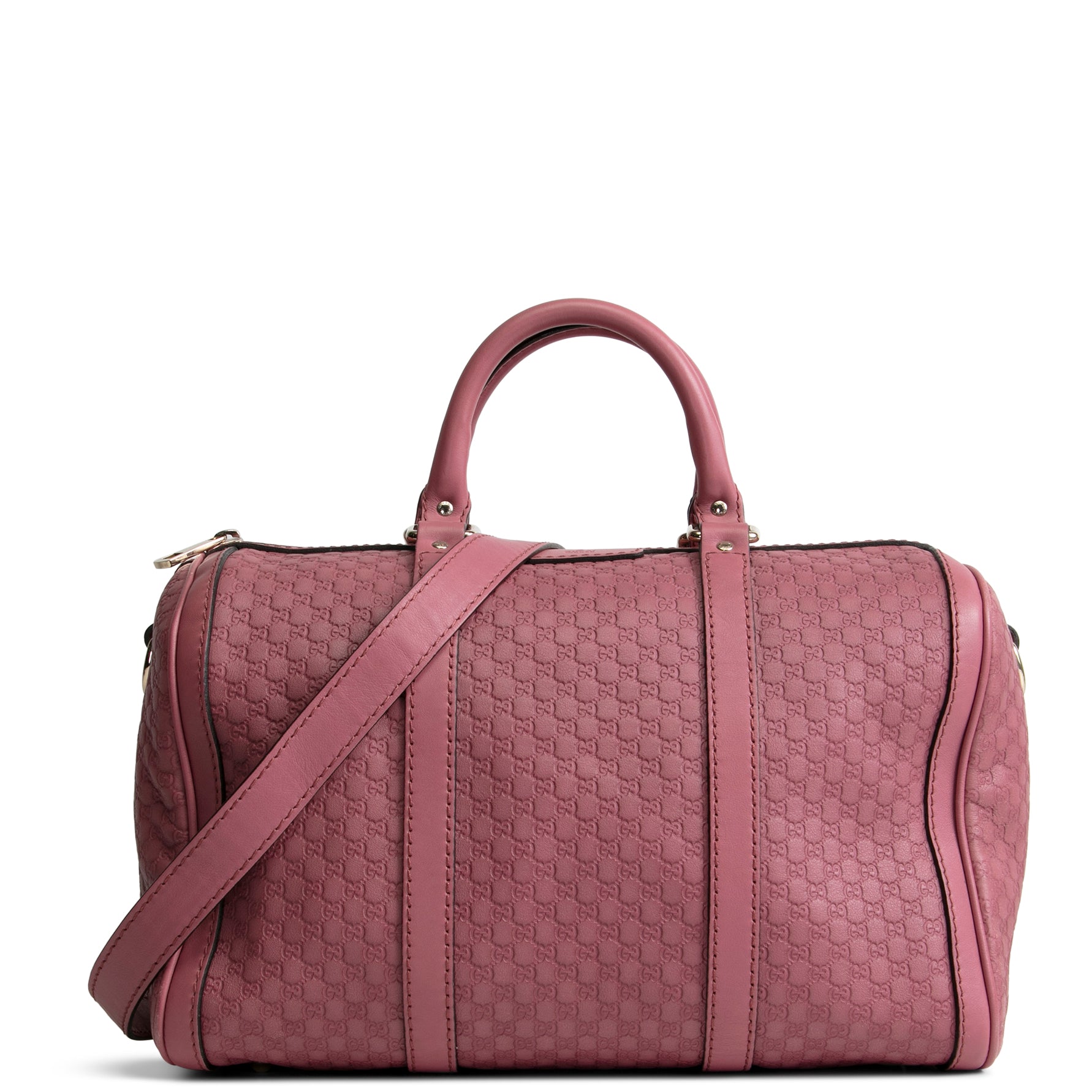 【GUCCI】MICROSHIMA BOSTON BAG Gucci Microshima 2Way Mini Boston Bag GG Pattern Black