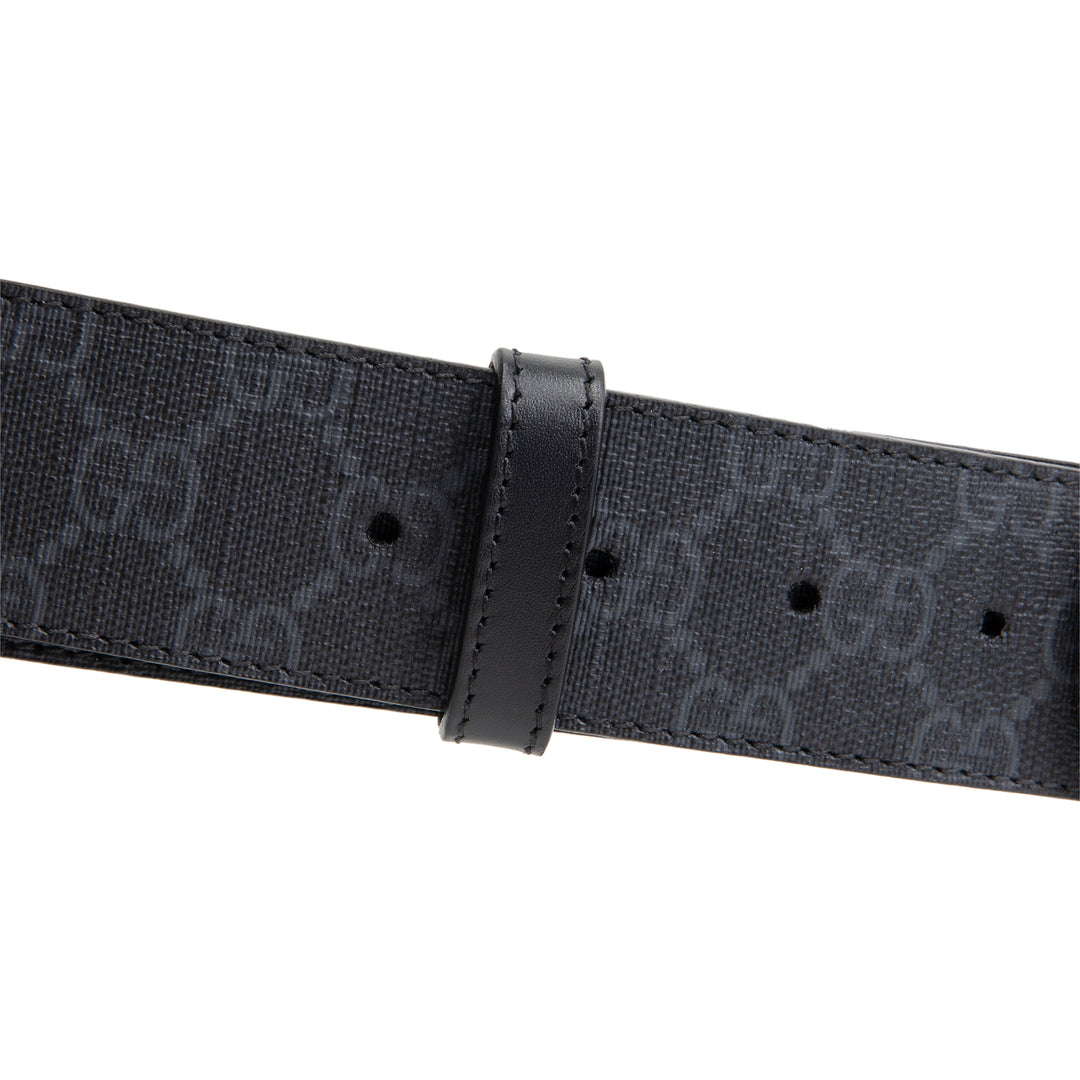GUCCI GG Supreme Interlocking G Belt - Black