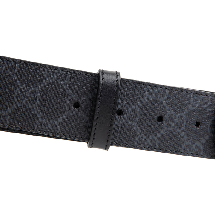 GUCCI GG Supreme Interlocking G Belt - Black