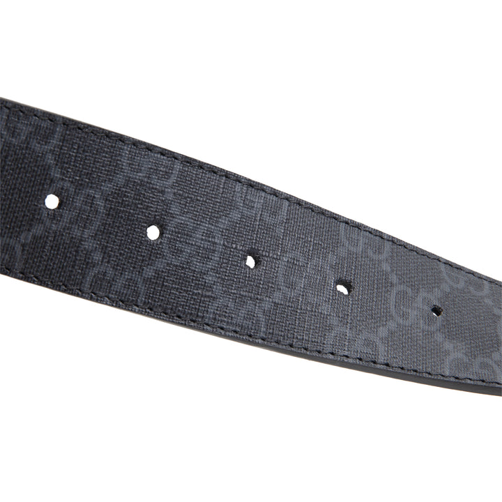 GUCCI GG Supreme Interlocking G Belt - Black