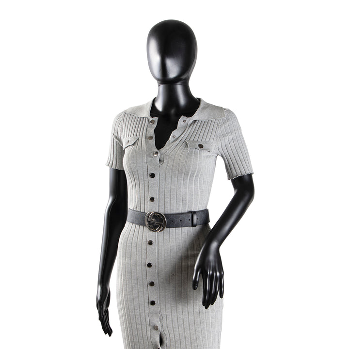 GUCCI GG Supreme Interlocking G Belt - Black