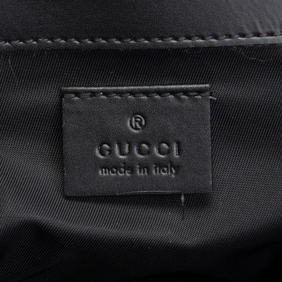 GUCCI GG Supreme Diaper Bag - Black