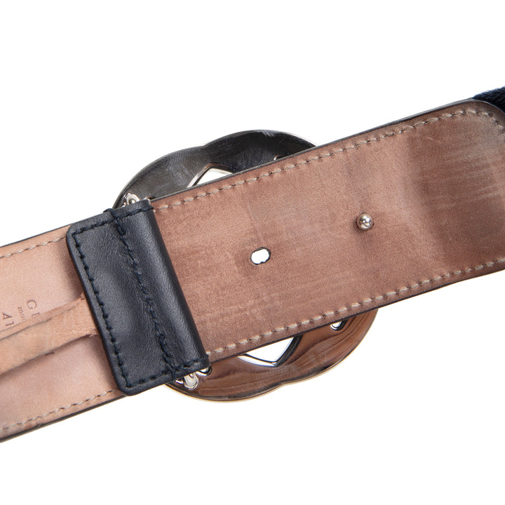 GUCCI Interlocking G Web Belt - Blue & Red OUTLET FINAL SALE