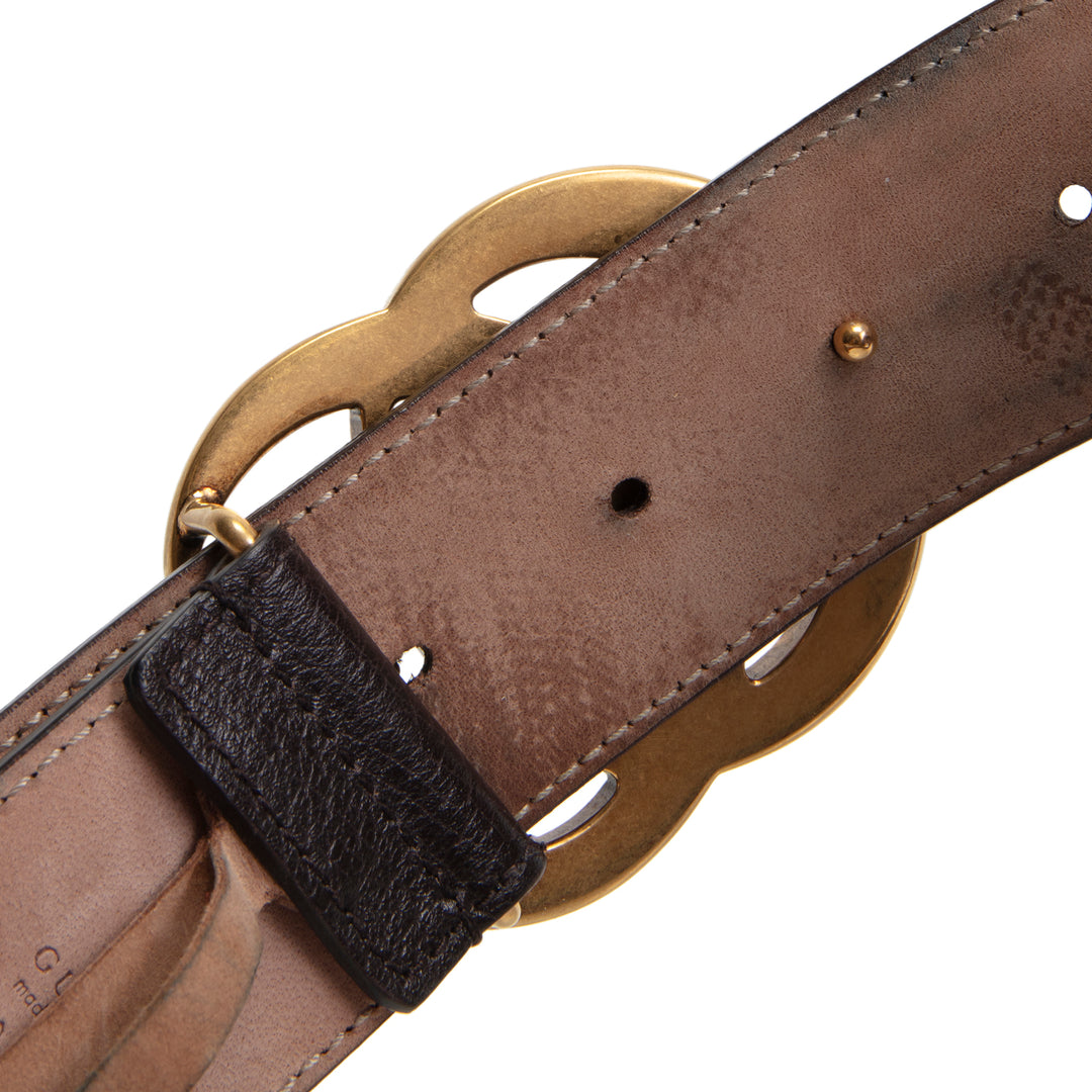 GUCCI GG Web Belt - Green & Red