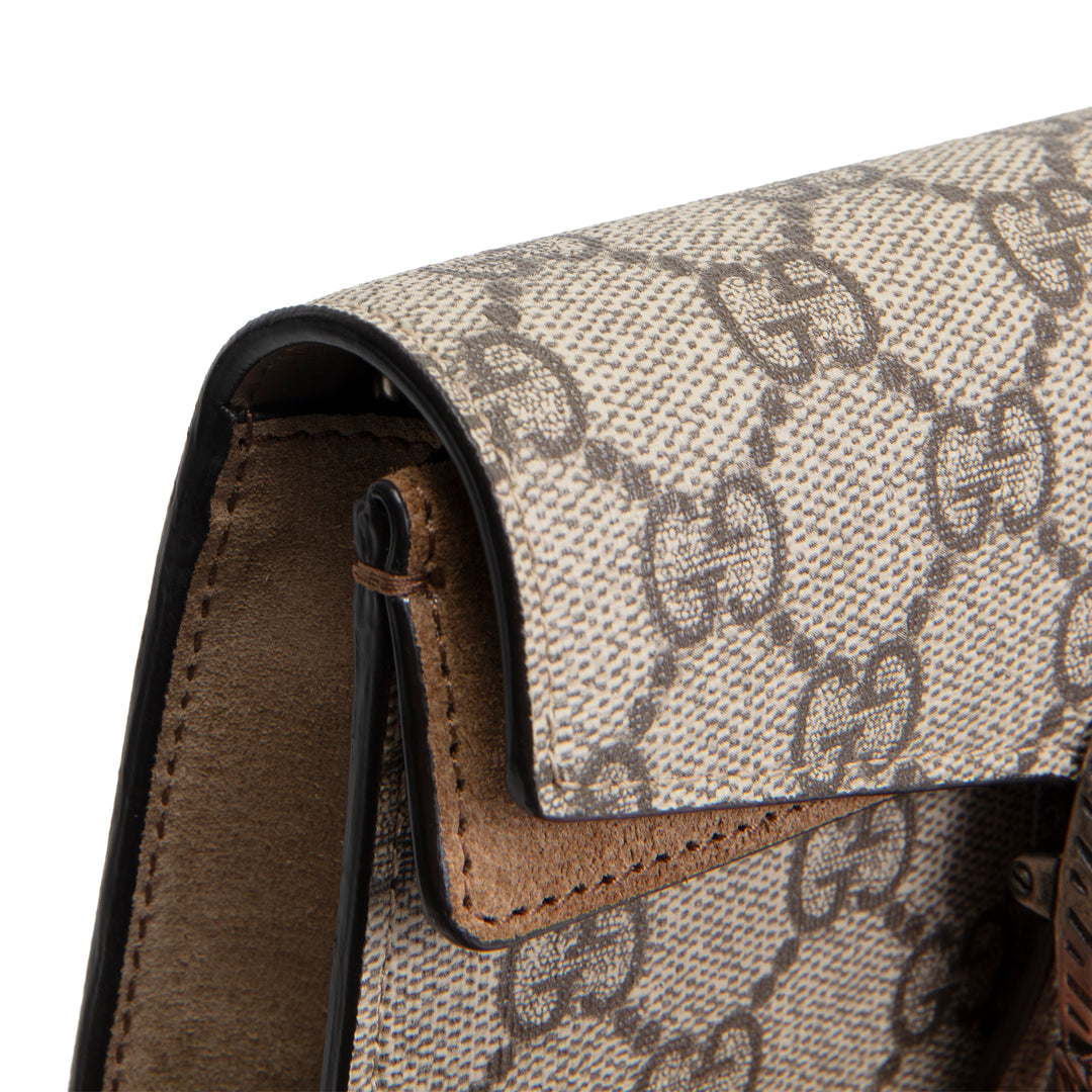 GUCCI Super Mini Dionysus - Beige & Ebony