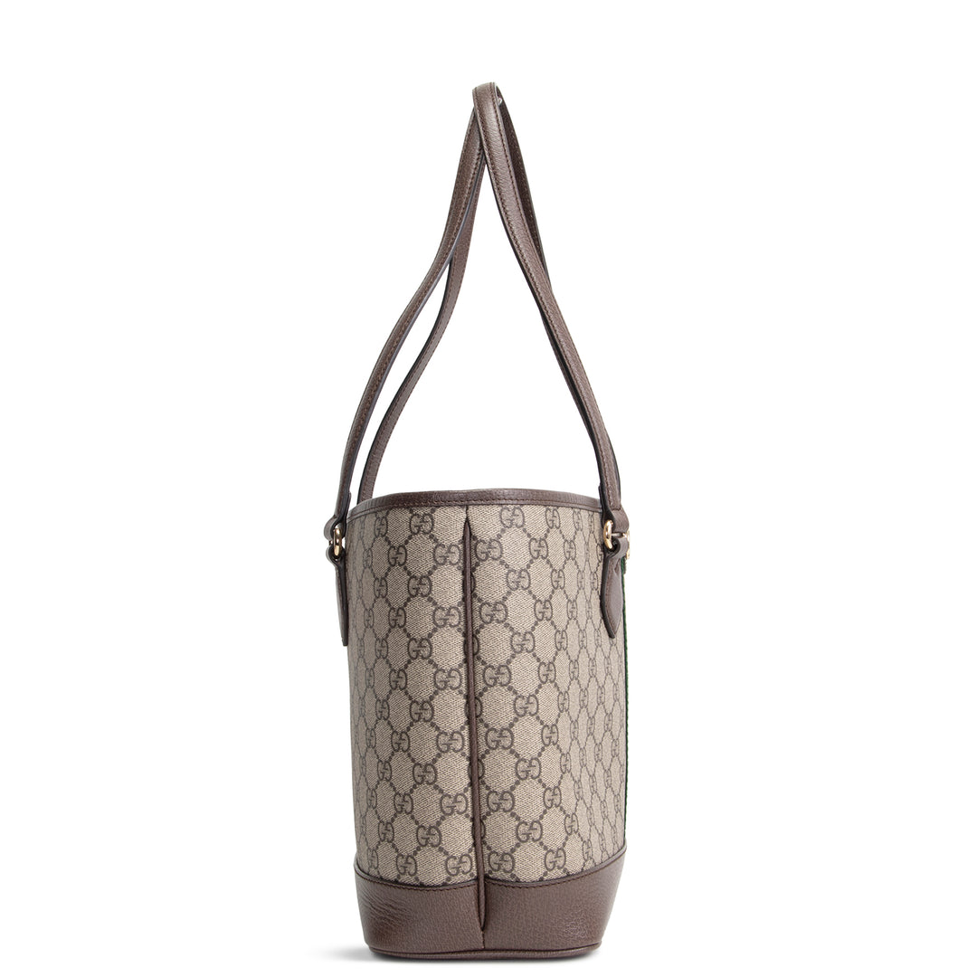 GUCCI Ophidia Medium Tote Bag - Beige & Ebony
