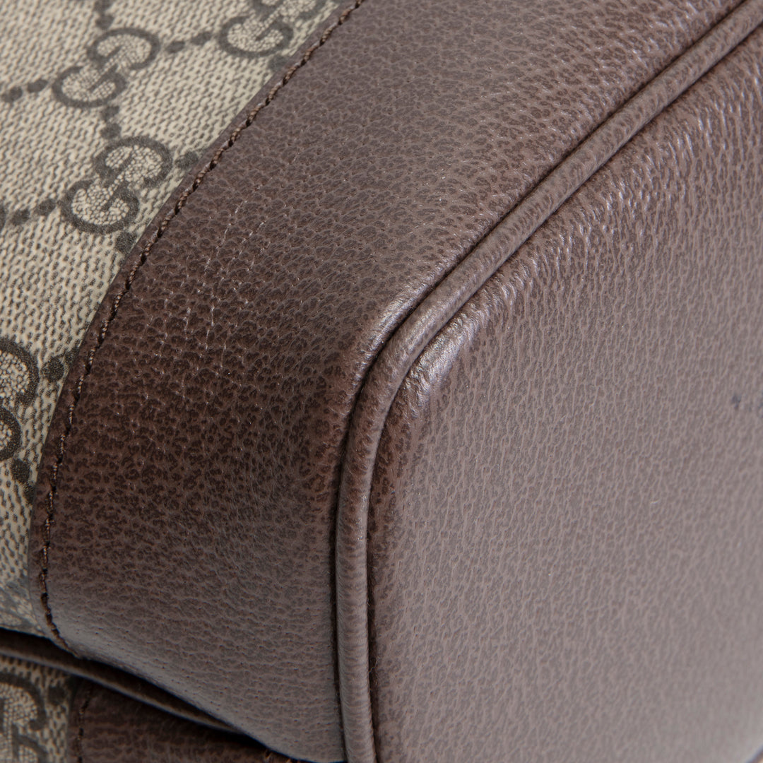 GUCCI Ophidia Medium Tote Bag - Beige & Ebony