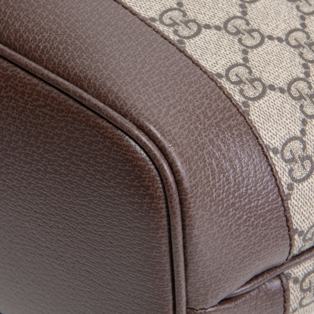 GUCCI Ophidia Medium Tote Bag - Beige & Ebony