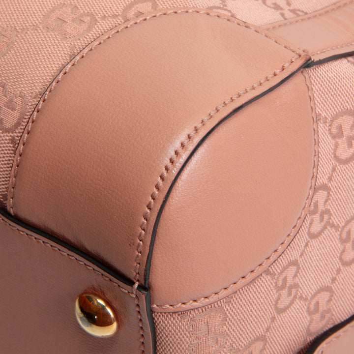 GUCCI Retro Small Interlocking G Duffle - GG Canvas Pink