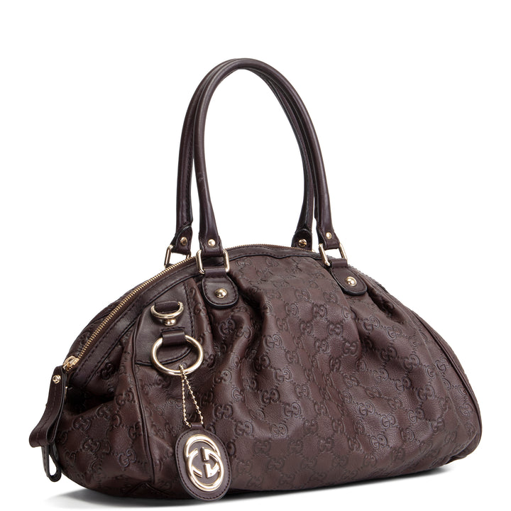 GUCCI Sukey Boston Guccissima