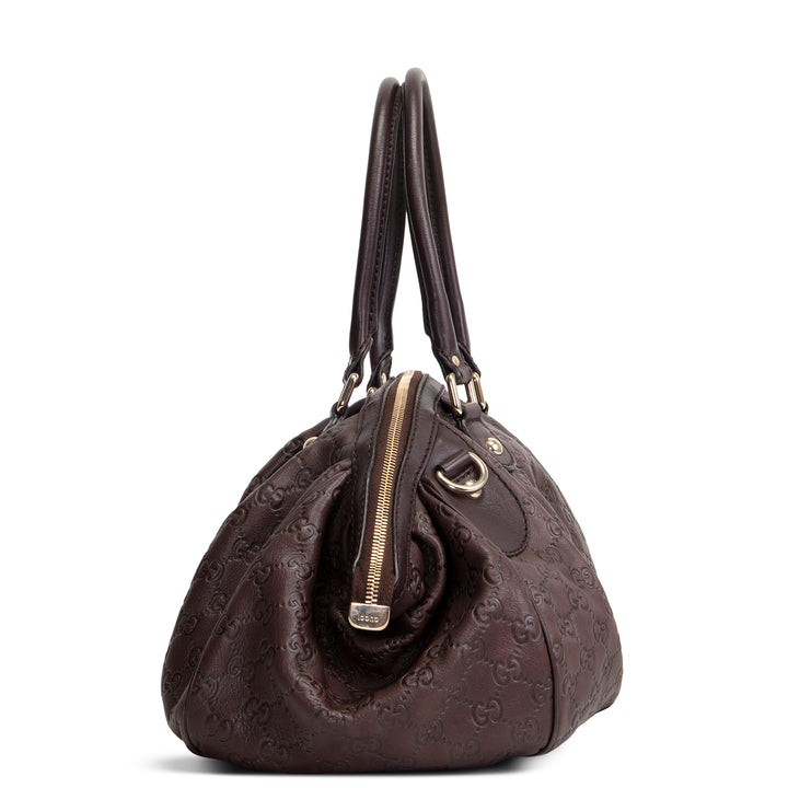 GUCCI Sukey Boston Guccissima