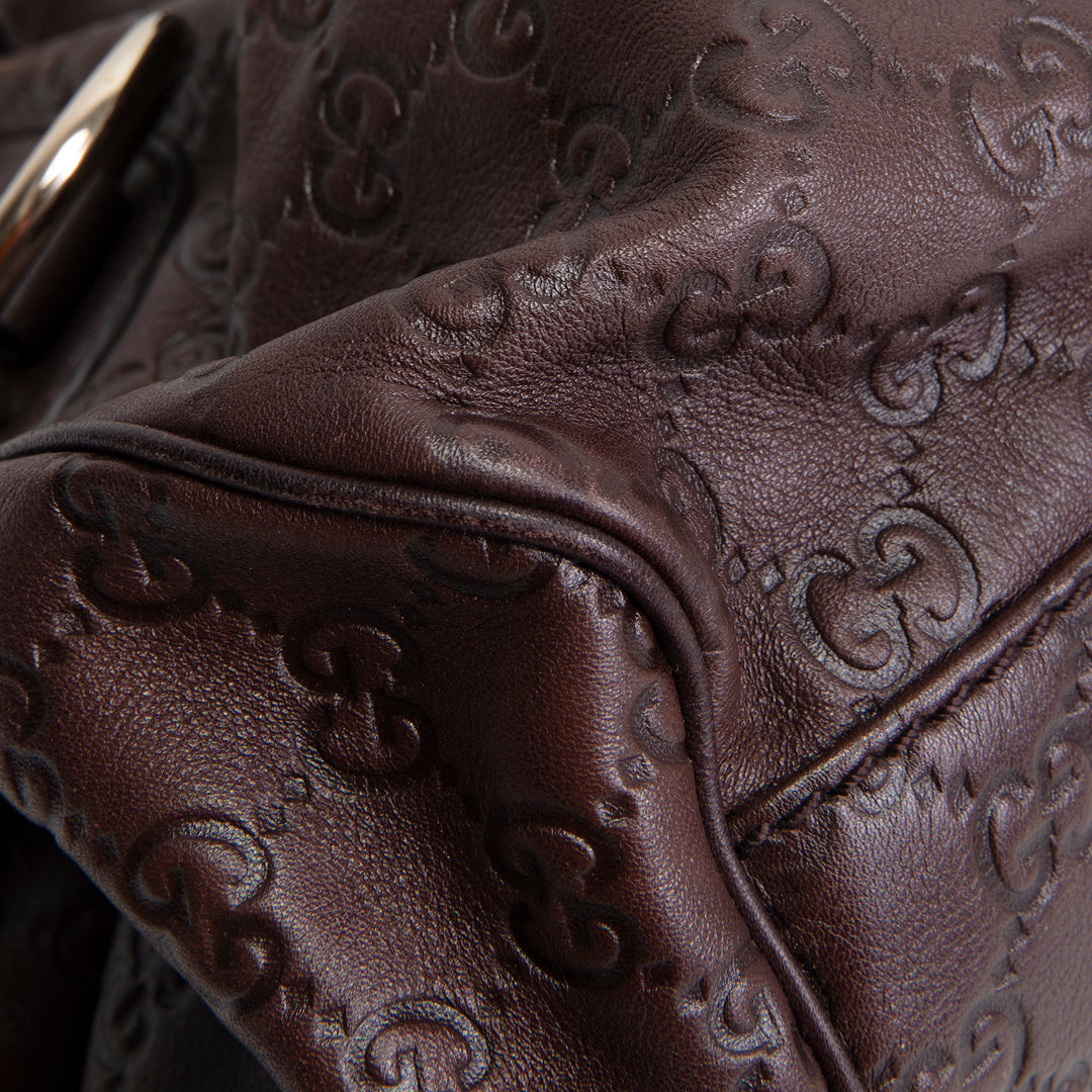 GUCCI Sukey Boston Guccissima