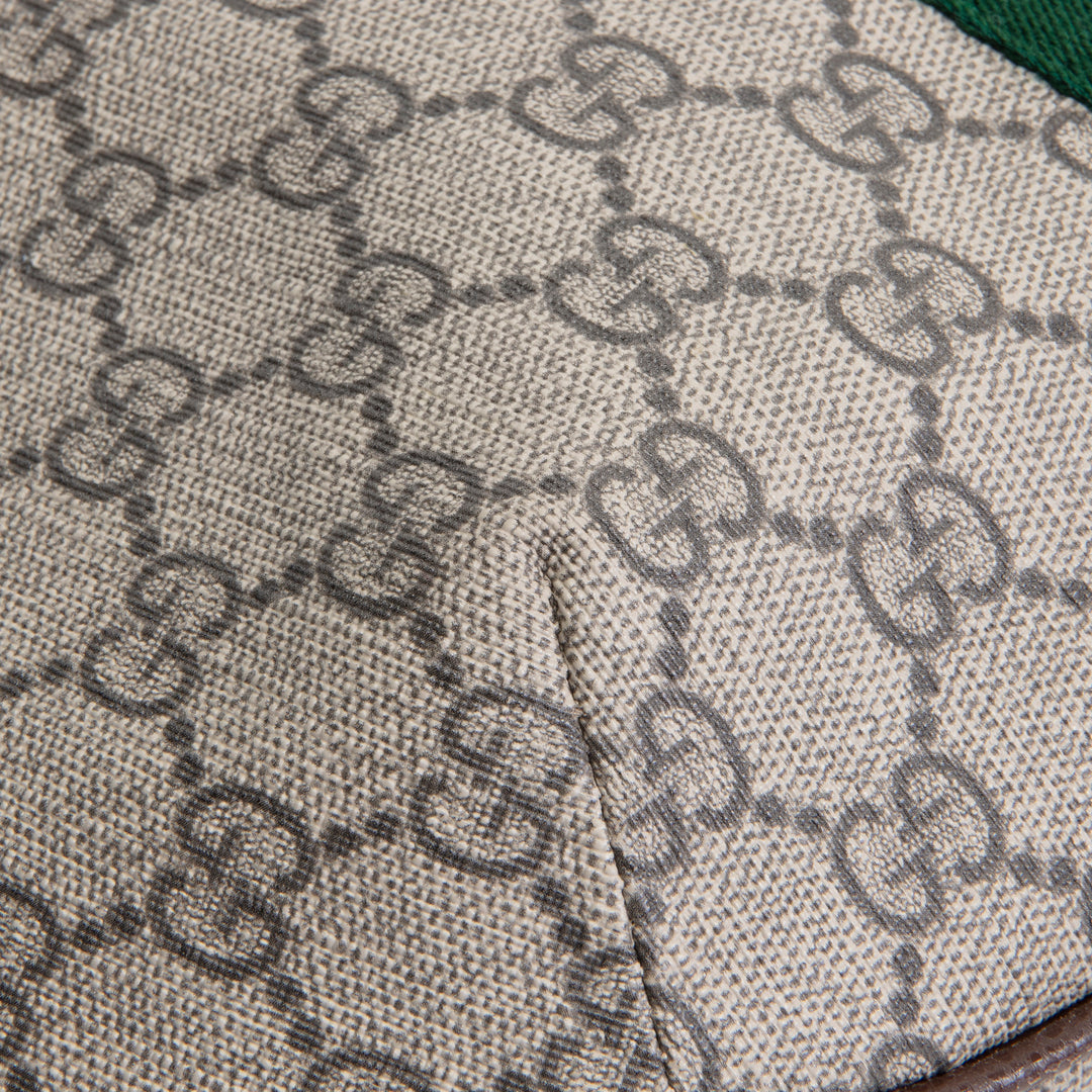 GUCCI GG Supreme Ophidia Half Moon Hobo