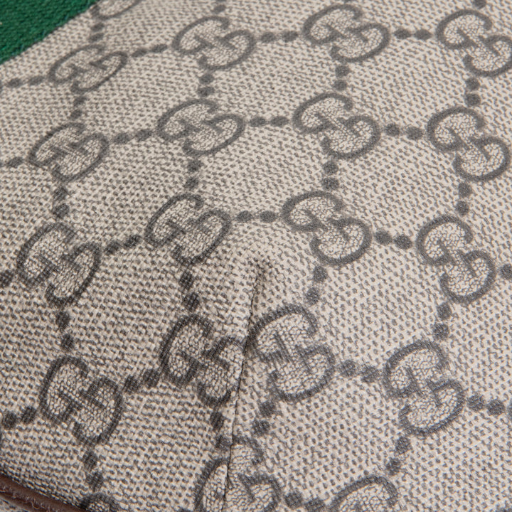 GUCCI GG Supreme Ophidia Half Moon Hobo