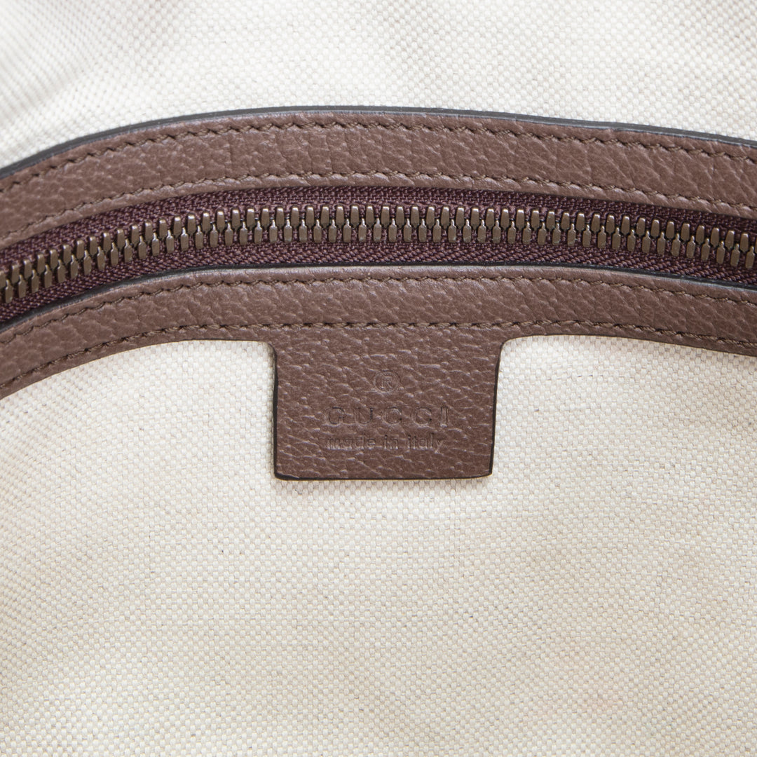 GUCCI GG Supreme Ophidia Half Moon Hobo