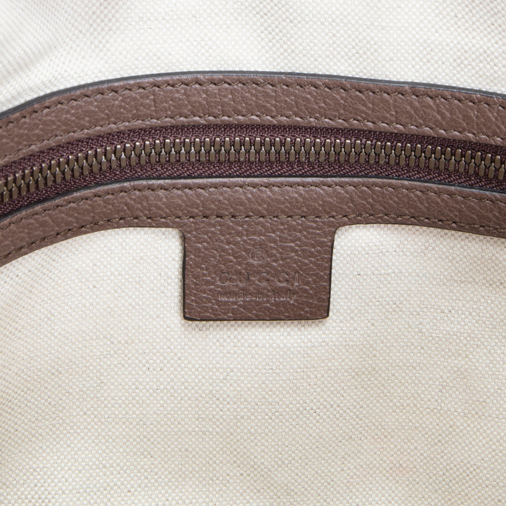 GUCCI GG Supreme Ophidia Half Moon Hobo