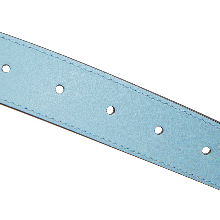 GUCCI Marmont GG Signature Belt Kit - Blue