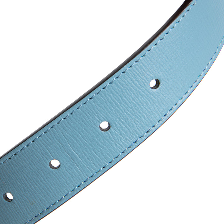 GUCCI Marmont GG Signature Belt Kit - Blue