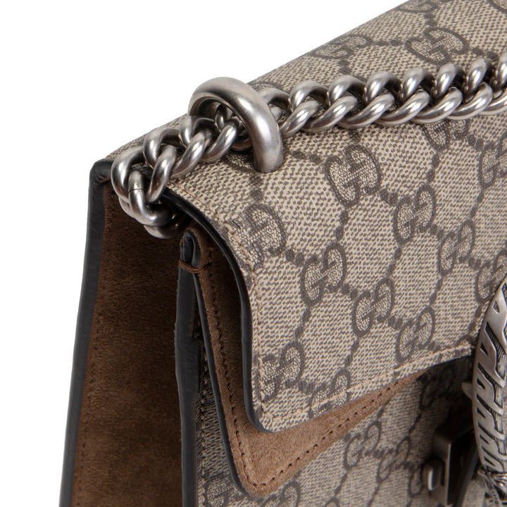 GUCCI Dionysus GG Supreme Mini Dionysus Shoulder Bag