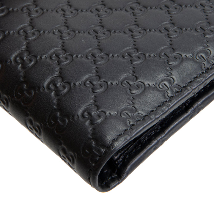 GUCCI Mircoguccissima Pattern Leather Wallet