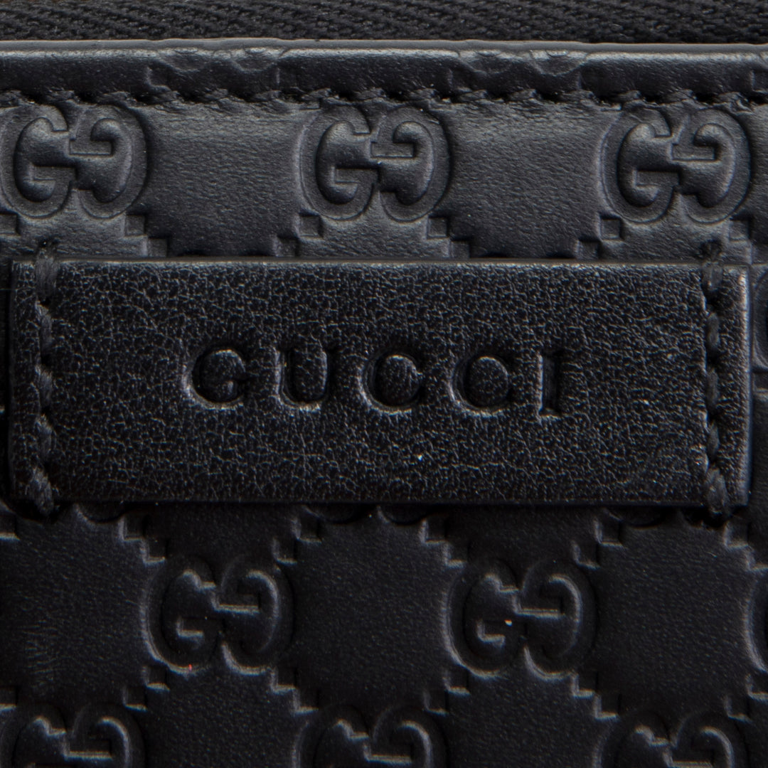 GUCCI Mircoguccissima Pattern Leather Wallet