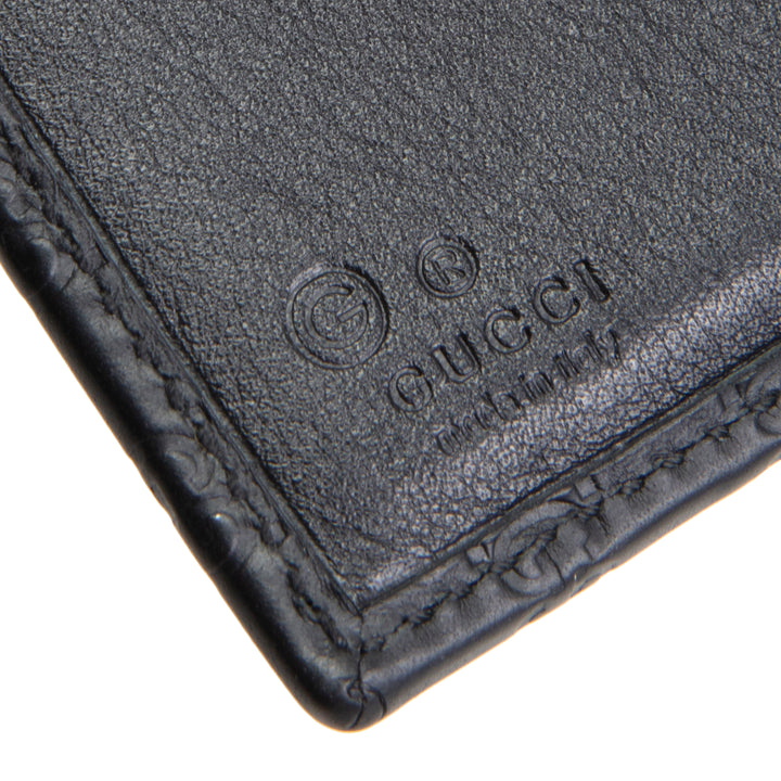 GUCCI Mircoguccissima Pattern Leather Wallet
