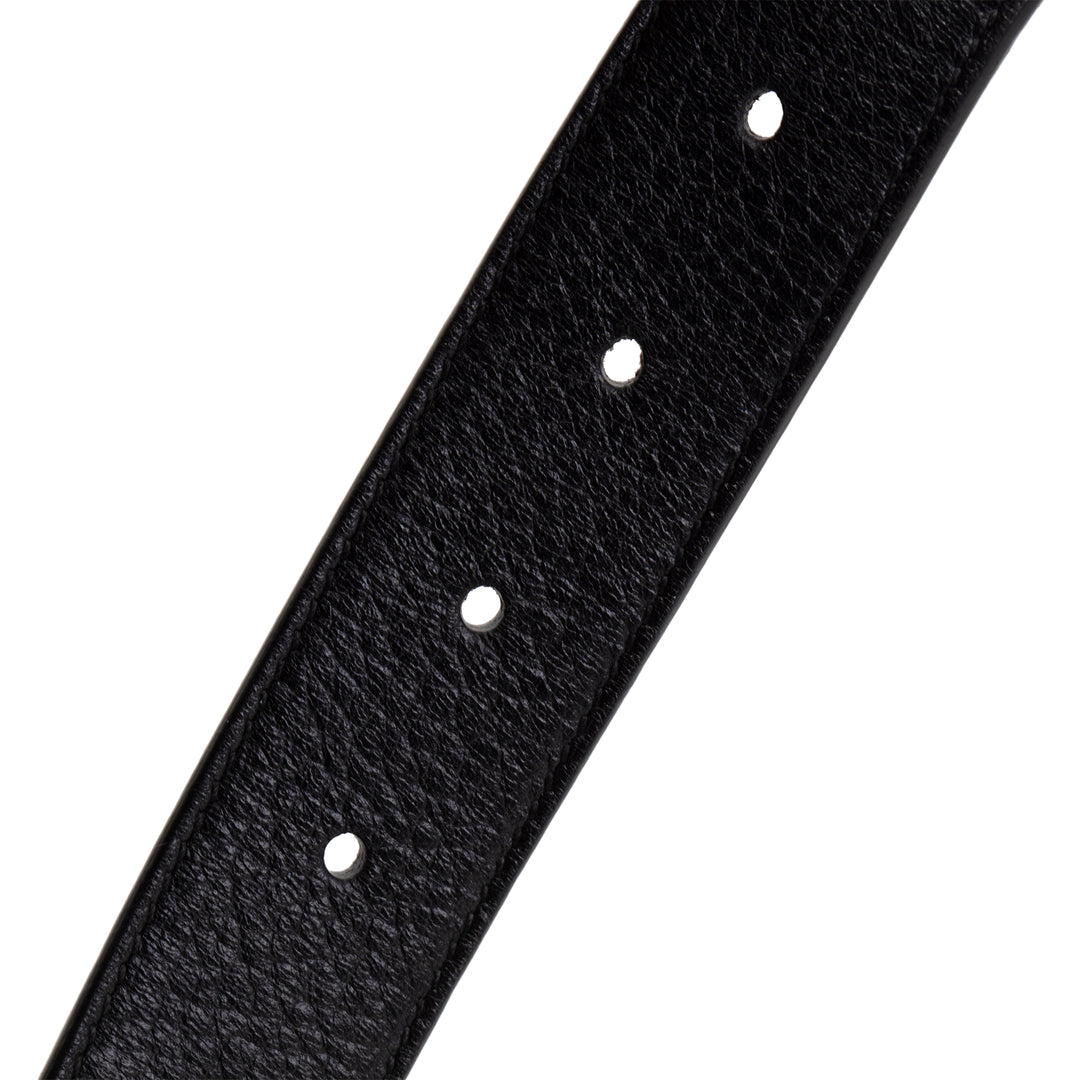 GUCCI Leather Marmont Reversible Belt - Black/Brown