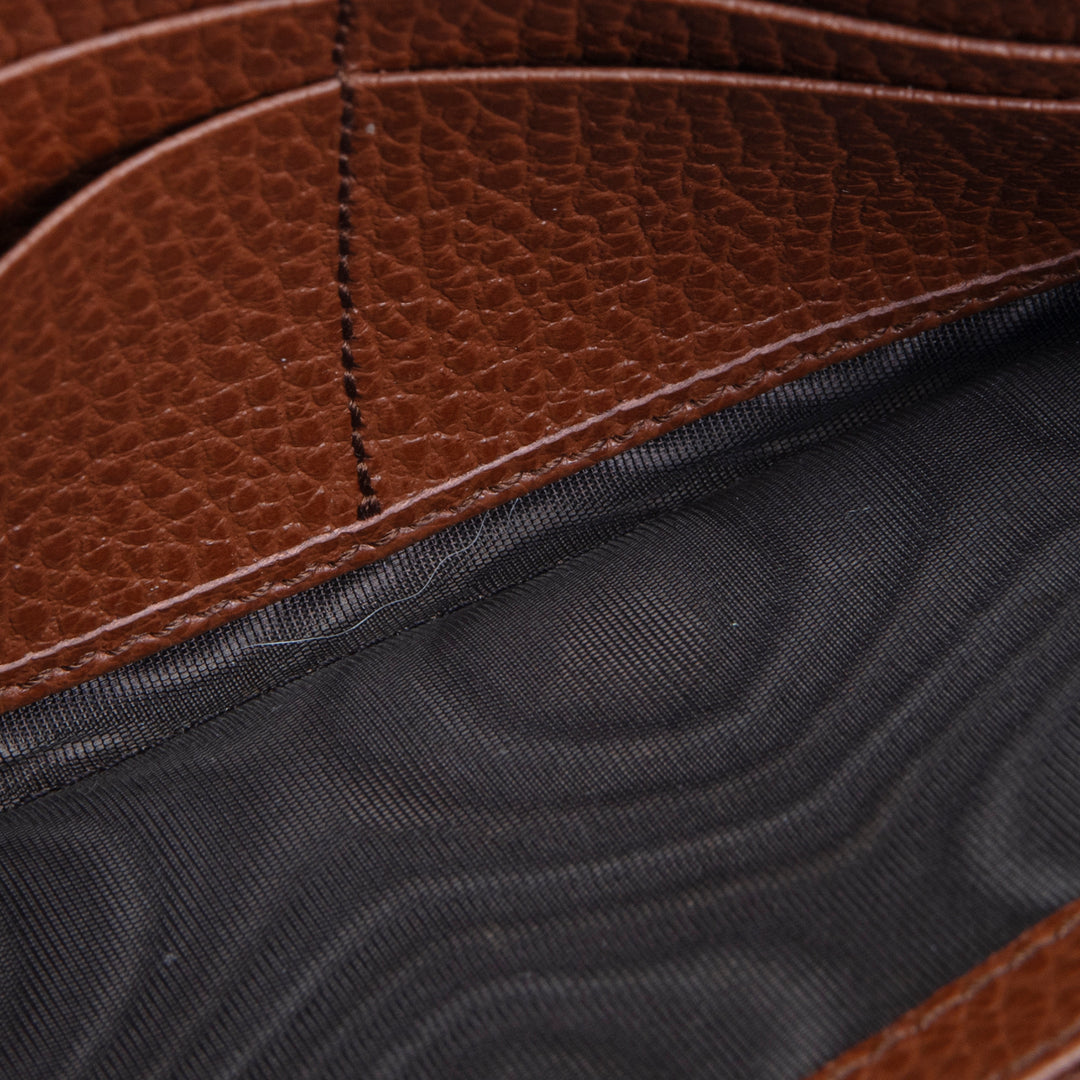 GUCCI GG Denim Jackie 1961 Chain Wallet