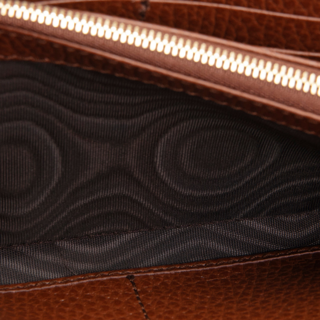 GUCCI GG Denim Jackie 1961 Chain Wallet