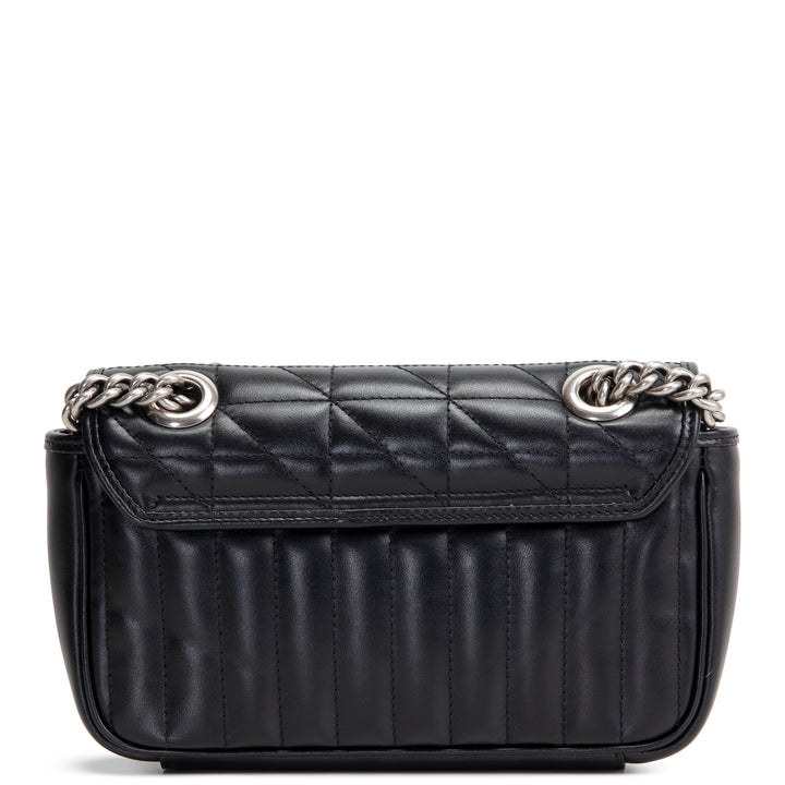 GUCCI Matelasse Marmont Aria Bag - Black