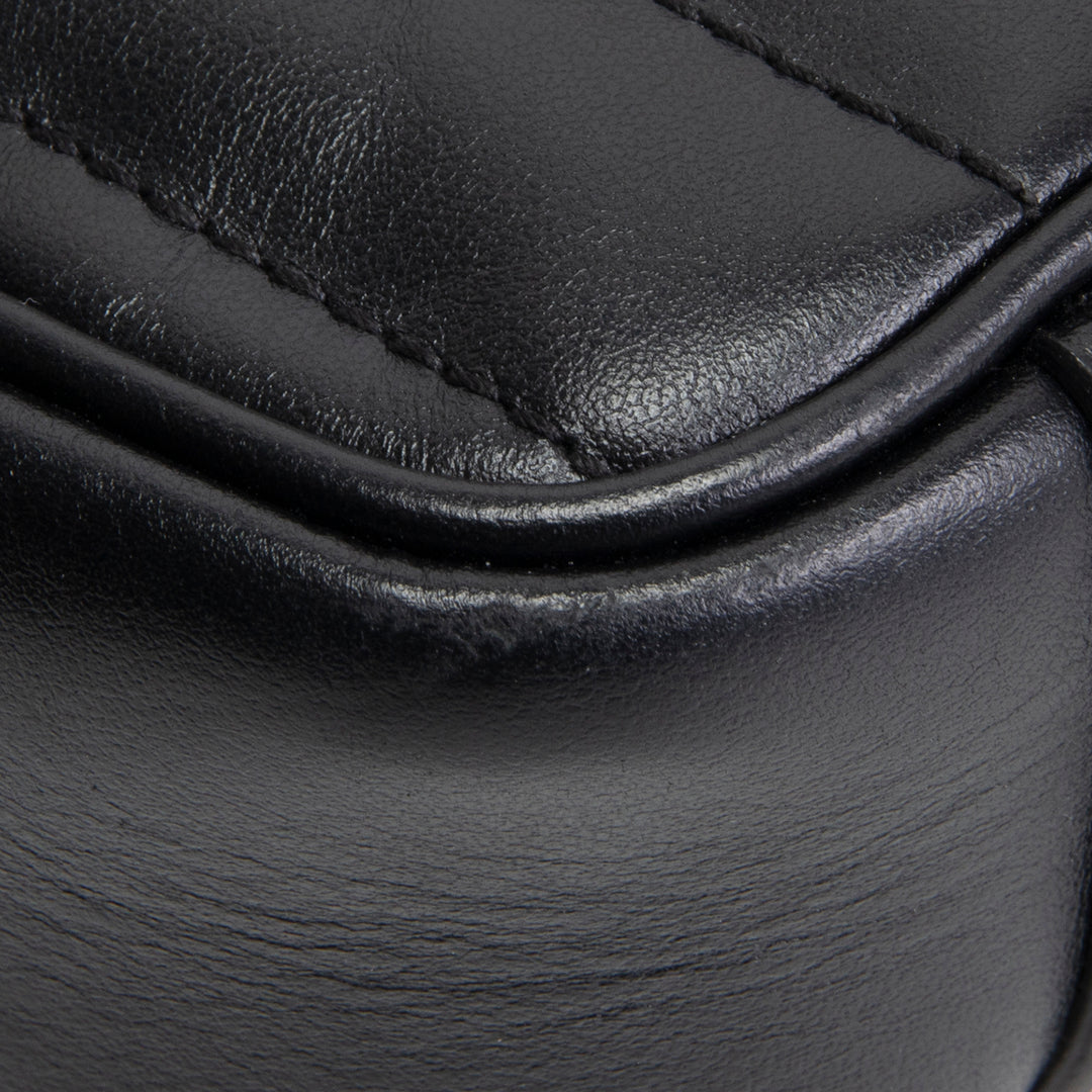 GUCCI Matelasse Marmont Aria Bag - Black