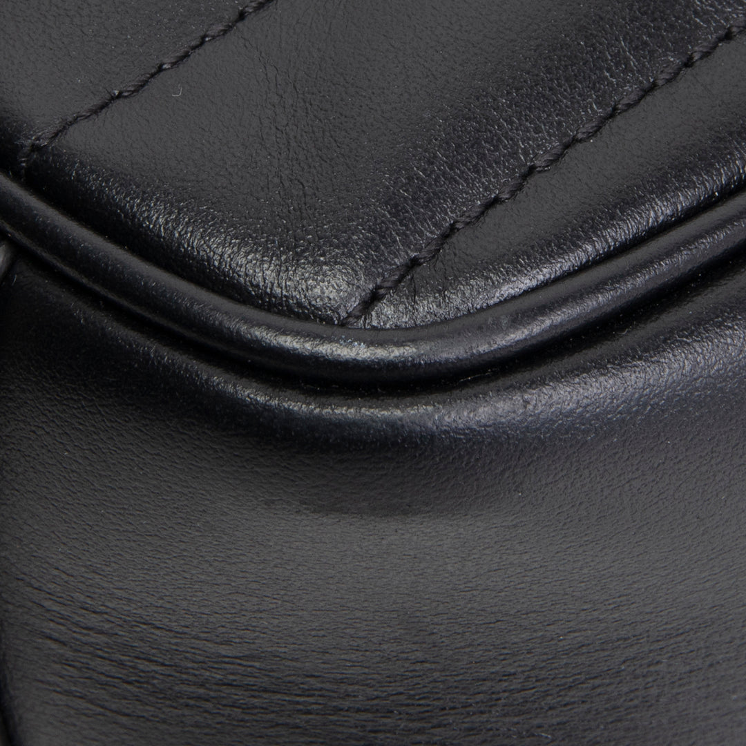 GUCCI Matelasse Marmont Aria Bag - Black