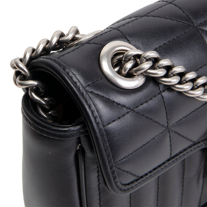 GUCCI Matelasse Marmont Aria Bag - Black