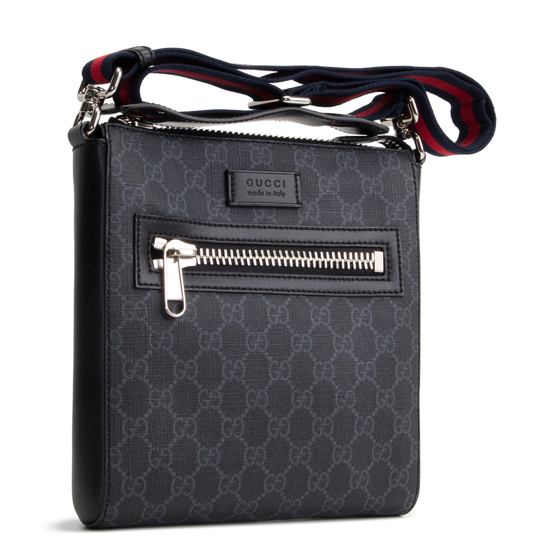 GUCCI GG Supreme Messenger - Black