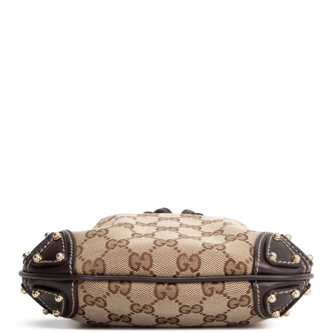 GUCCI Mini Indy Hobo GG Canvas