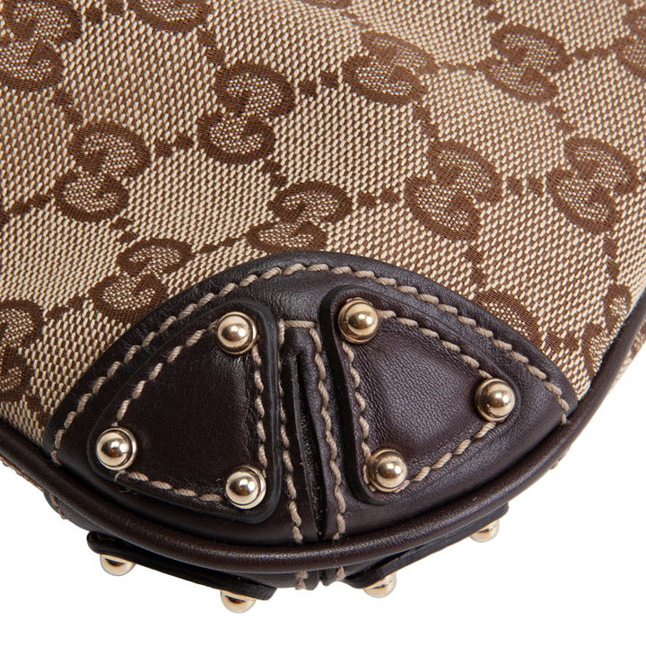 GUCCI Mini Indy Hobo GG Canvas