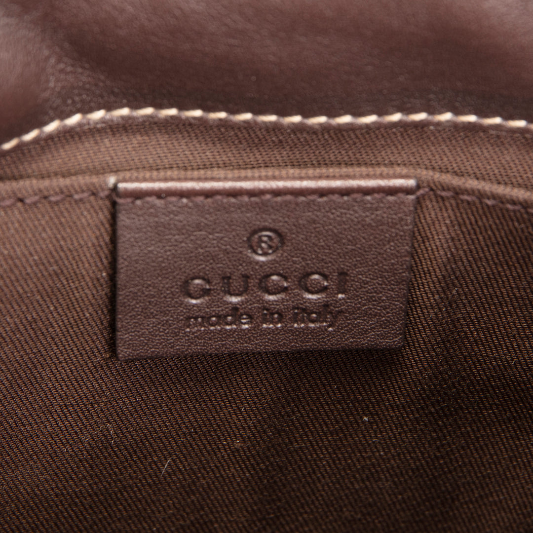 GUCCI Mini Indy Hobo GG Canvas